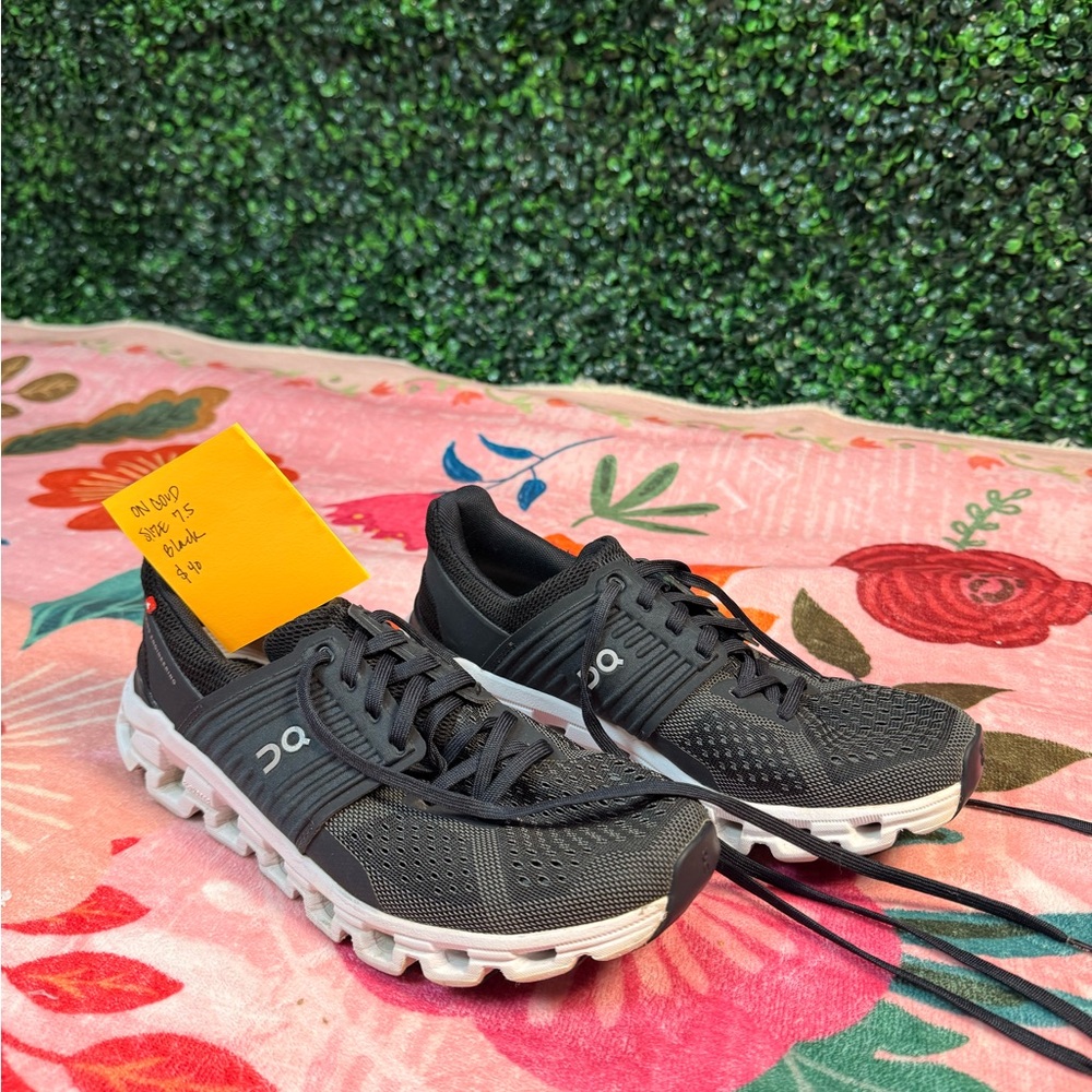 On Running Black Athletic Shoes